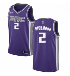 Mens Nike Sacramento Kings 2 Mitch Richmond Authentic Purple Road NBA Jersey Icon Edition