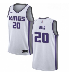 Mens Nike Sacramento Kings 20 Harry Giles Authentic White NBA Jersey Association Edition 