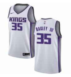 Mens Nike Sacramento Kings 35 Marvin Bagley III Authentic White NBA Jersey Association Edition 