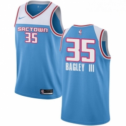 Mens Nike Sacramento Kings 35 Marvin Bagley III Swingman Blue NBA Jersey 2018 19 City Edition 