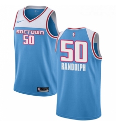 Mens Nike Sacramento Kings 50 Zach Randolph Swingman Blue NBA Jersey 2018 19 City Edition 