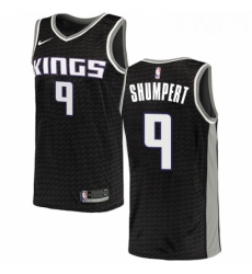 Mens Nike Sacramento Kings 9 Iman Shumpert Swingman Black NBA Jersey Statement Edition 