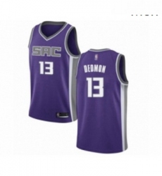 Mens Sacramento Kings 13 Dewayne Dedmon Authentic Purple Basketball Jersey Icon Edition 