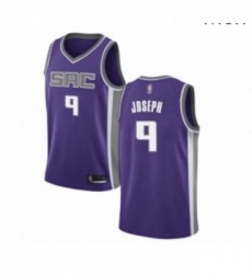 Mens Sacramento Kings 9 Cory Joseph Authentic Purple Basketball Jersey Icon Edition