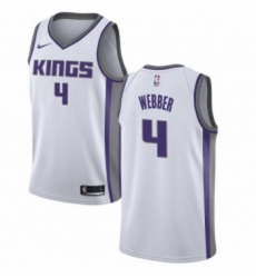 Womens Nike Sacramento Kings 4 Chris Webber Authentic White NBA Jersey Association Edition