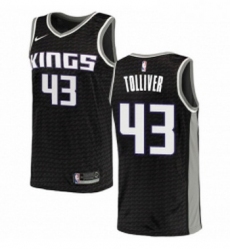 Womens Nike Sacramento Kings 43 Anthony Tolliver Swingman Black NBA Jersey Statement Edition