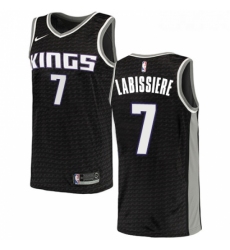 Womens Nike Sacramento Kings 7 Skal Labissiere Authentic Black NBA Jersey Statement Edition 