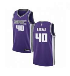 Youth Sacramento Kings 40 Harrison Barnes Swingman Purple Basketball Jersey Icon Edition 