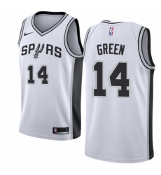 Womens Nike San Antonio Spurs 14 Danny Green Swingman White Home NBA Jersey Association Edition