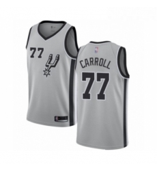 Womens San Antonio Spurs 77 DeMarre Carroll Swingman Silver Basketball Jersey Statement Edition 