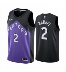 Men Toronto Raptors 2 Jalen Harris Purple NBA Swingman 2020 21 Earned Edition Jersey