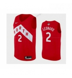 Mens NBA Toronto Raptors 2 Kawhi Leonard Red Basketball Jersey 