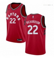 Mens Nike Toronto Raptors 22 Malachi Richardson Swingman Red NBA Jersey Icon Edition 