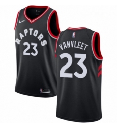 Mens Nike Toronto Raptors 23 Fred VanVleet Authentic Black NBA Jersey Statement Edition 