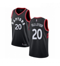 Mens Toronto Raptors 20 Rondae Hollis Jefferson Authentic Black Basketball Jersey Statement Edition 