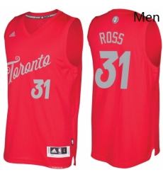 Mens Toronto Raptors 31 Terrence Ross Red 2016 2017 Christmas Day NBA Swingman Jersey 