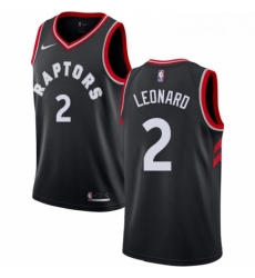 Womens Nike Toronto Raptors 2 Kawhi Leonard Swingman Black NBA Jersey Statement Edition 