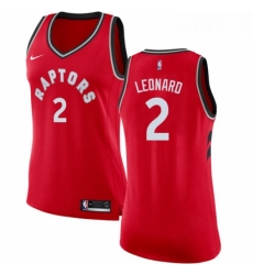 Womens Nike Toronto Raptors 2 Kawhi Leonard Swingman Red NBA Jersey Icon Edition 