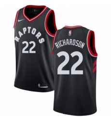 Womens Nike Toronto Raptors 22 Malachi Richardson Authentic Black NBA Jersey Statement Edition 