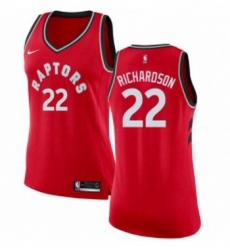 Womens Nike Toronto Raptors 22 Malachi Richardson Authentic Red NBA Jersey Icon Edition 