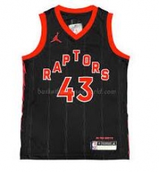 Men Toronto Raptors Pascal Siakam Black Jordan Brand Jersey