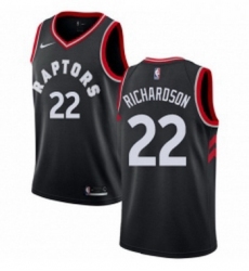 Youth Nike Toronto Raptors 22 Malachi Richardson Authentic Black NBA Jersey Statement Edition 