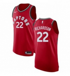 Youth Nike Toronto Raptors 22 Malachi Richardson Authentic Red NBA Jersey Icon Edition 