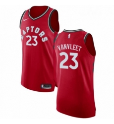 Youth Nike Toronto Raptors 23 Fred VanVleet Authentic Red NBA Jersey Icon Edition 