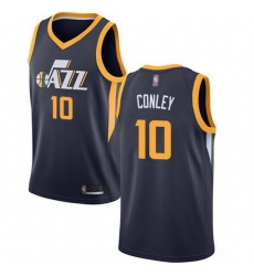 Jazz  10 Mike Conley Navy Basketball Swingman Icon Edition Jersey
