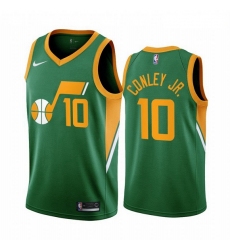 Men Utah Jazz 10 Mike Conley Green NBA Swingman 2020 21 Earned Edition Jersey