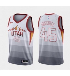 Men Utah Jazz 45 donovan mitchell 2020 Nike City Edition Jersey