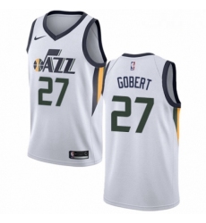 Mens Nike Utah Jazz 27 Rudy Gobert Swingman NBA Jersey Association Edition