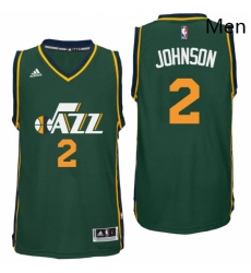 Utah Jazz 2 Joe Johnson Alternate Green New Swingman Jersey