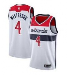 Men Washington Wizards Russell Westbrook Nike Red Jordan Brand White 2020-21 Swingman Jersey