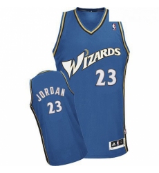 Mens Adidas Washington Wizards 23 Michael Jordan Authentic Blue NBA Jersey