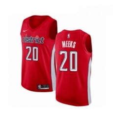 Mens Nike Washington Wizards 20 Jodie Meeks Red Swingman Jersey Earned Edition 