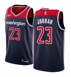 Mens Nike Washington Wizards 23 Michael Jordan Swingman Navy Blue NBA Jersey Statement Edition