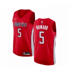 Mens Nike Washington Wizards 5 Juwan Howard Red Swingman Jersey Earned Edition