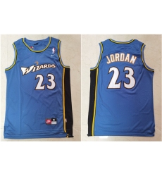 Wizards 23 Michael Jordan Blue Nike Swingman Jersey