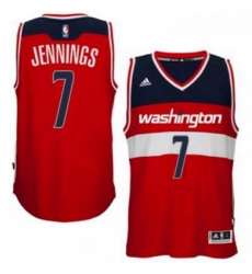 adidas Washington Wizards 7 Brandon Jennings Red Swingman Road Jersey 