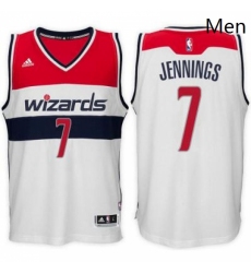 adidas Washington Wizards 7 Brandon Jennings White Swingman Home Jersey 