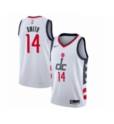 Women Washington Wizards Ish Smith Swingman White Basketball Jersey 2019 20 City Edition