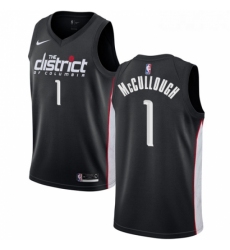Womens Nike Washington Wizards 1 Chris McCullough Swingman Black NBA Jersey City Edition