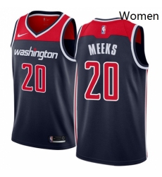 Womens Nike Washington Wizards 20 Jodie Meeks Swingman Navy Blue NBA Jersey Statement Edition 