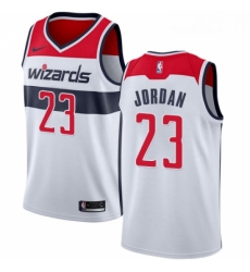Womens Nike Washington Wizards 23 Michael Jordan Authentic White Home NBA Jersey Association Edition