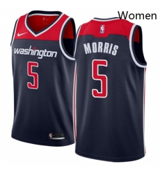 Womens Nike Washington Wizards 5 Markieff Morris Swingman Navy Blue NBA Jersey Statement Edition 