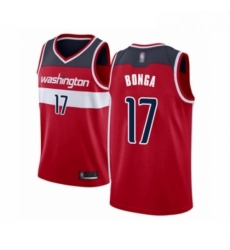 Womens Washington Wizards 17 Isaac Bonga Swingman Red Basketball Jersey Icon Edition 