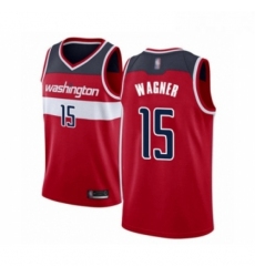 Youth Washington Wizards 15 Moritz Wagner Swingman Red Basketball Jersey Icon Edition 