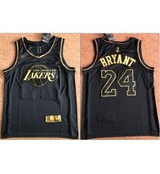 Lakers #24 Kobe Bryant Black Gold Basketball Swingman Limited Edition Jersey