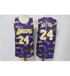 Lakers 24 Kobe Bryant Purple Tear Up Pack Hardwood Classics Swingman Jersey